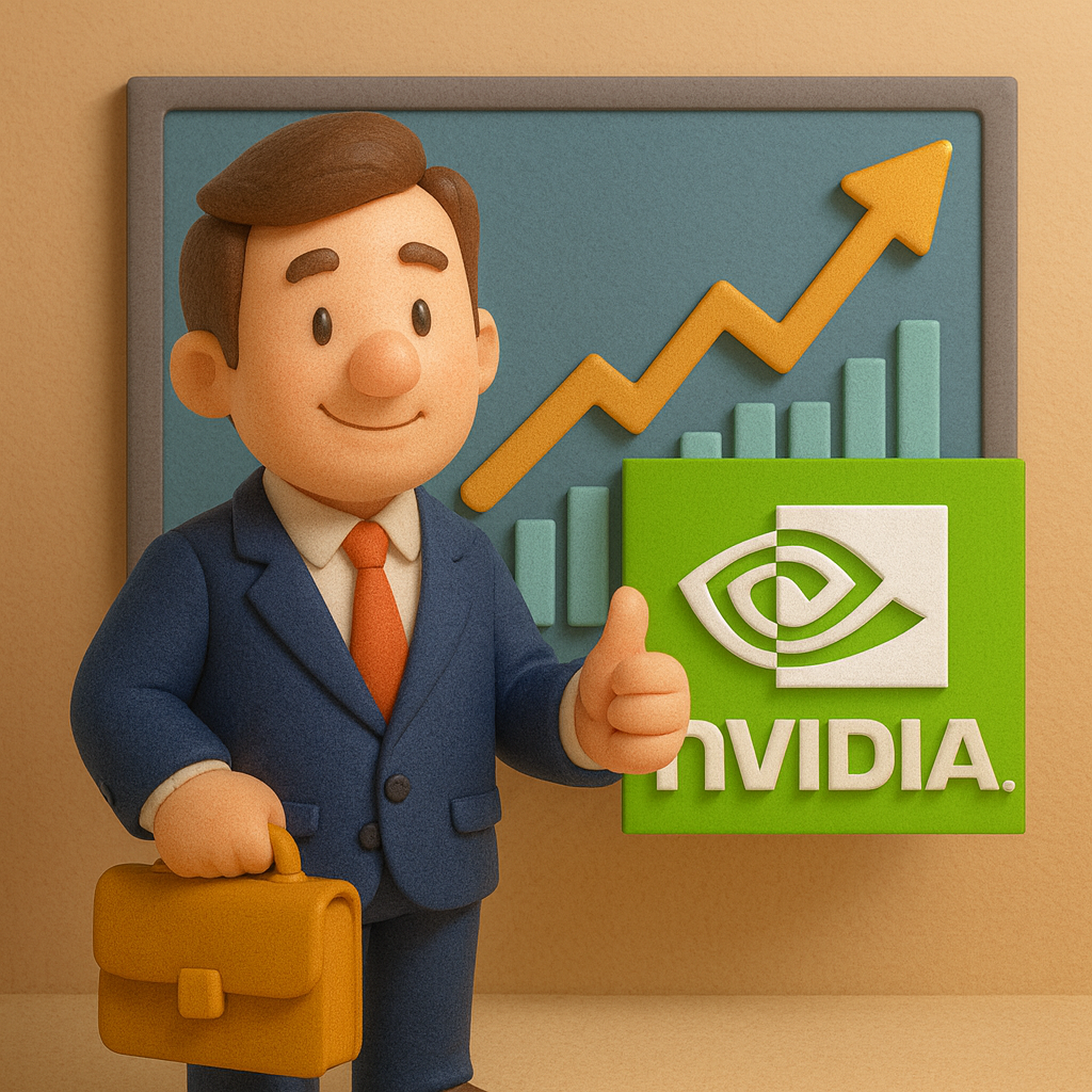 O que aconteceu com a ação da NVIDIA?